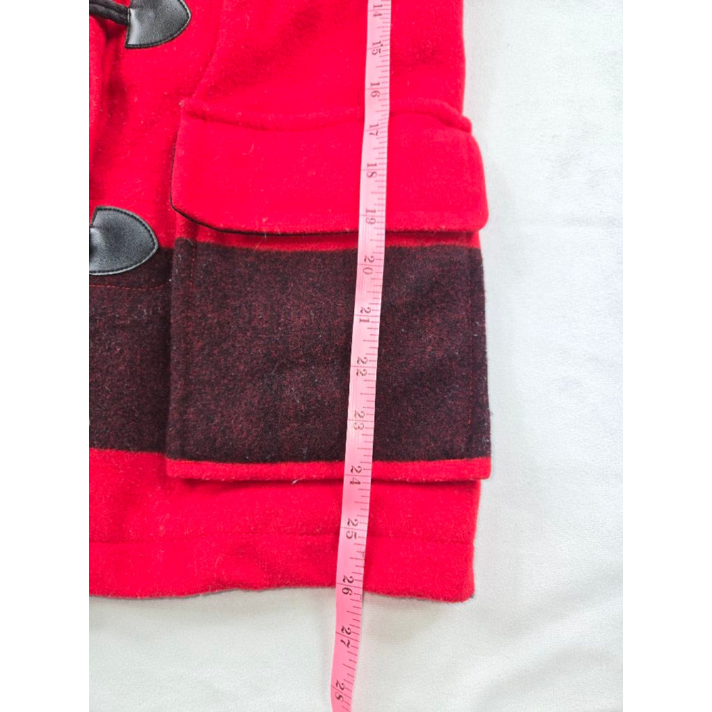 Women's Hudson's Bay Olympic Red & Black Duffle Coat XS - Picture 4 of 7